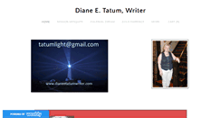 Desktop Screenshot of dianeetatumwriter.com